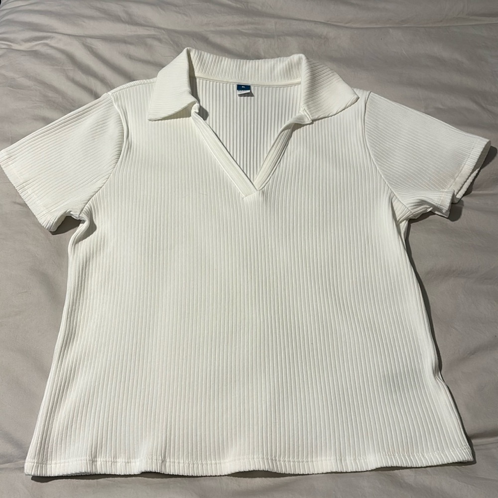 Old Navy ribbed collared shirt. New without tags.
